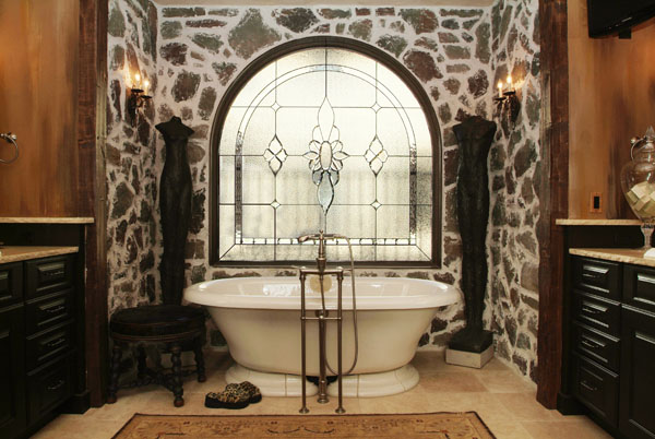 Stained Glass Bathroom Windows | Denver Stained Glass